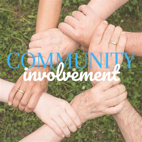 Community Involvement .